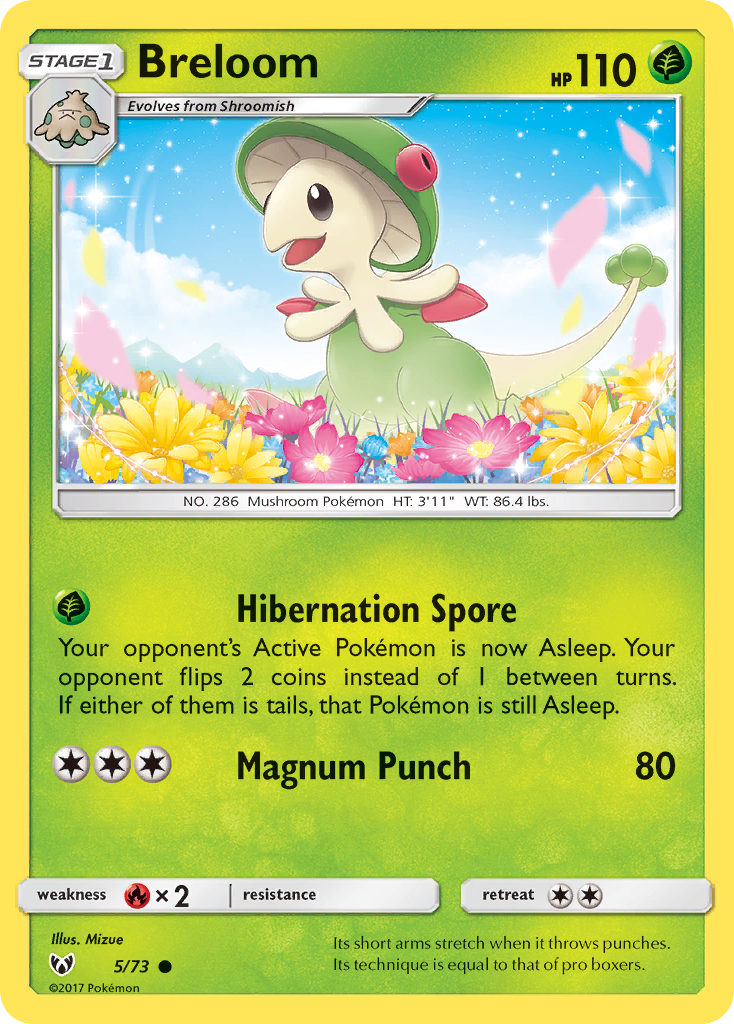 Breloom (5/73) [Sun & Moon: Shining Legends] | Fandemonia Ltd