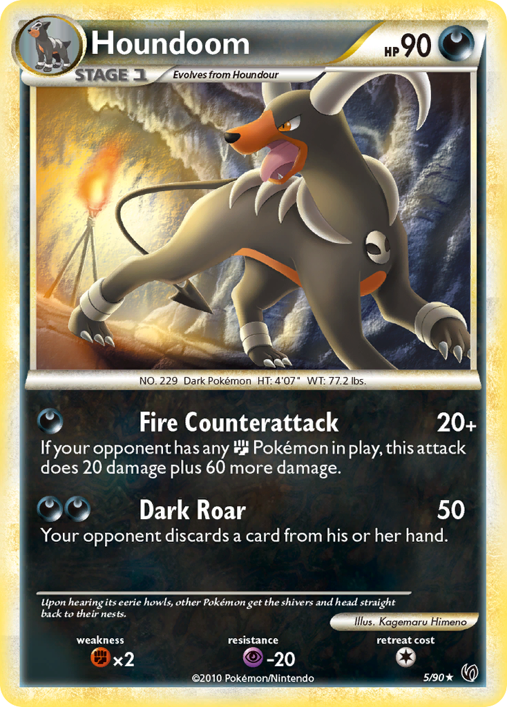 Houndoom (5/90) [HeartGold & SoulSilver: Undaunted] | Fandemonia Ltd