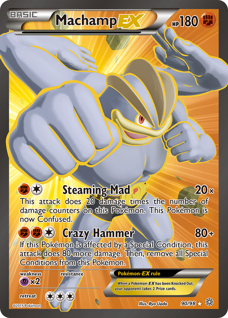 Machamp EX (90/98) [XY: Ancient Origins] | Fandemonia Ltd