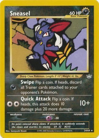 Sneasel (24/64) [Neo Revelation Unlimited] | Fandemonia Ltd