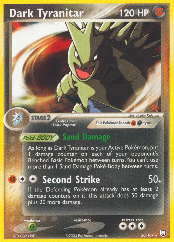 Dark Tyranitar (20/109) [EX: Team Rocket Returns] | Fandemonia Ltd