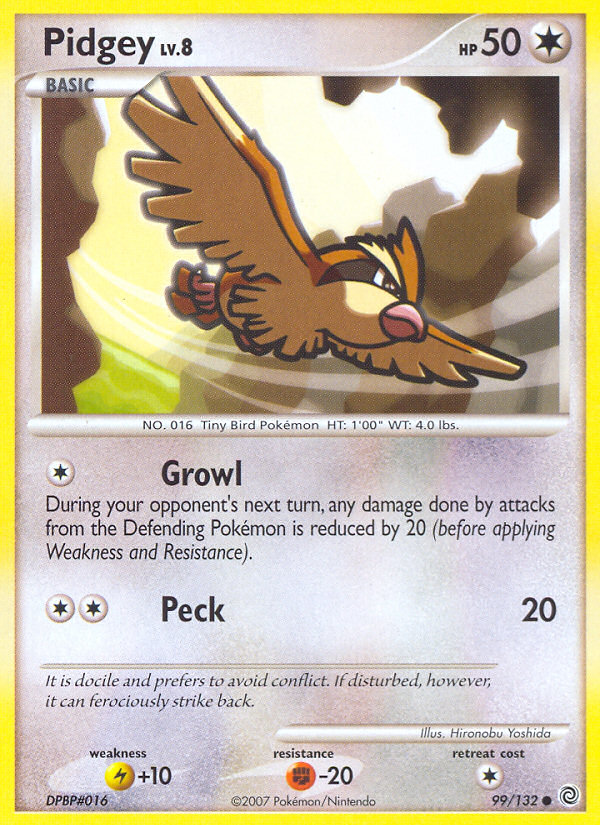 Pidgey (99/132) [Diamond & Pearl: Secret Wonders] | Fandemonia Ltd