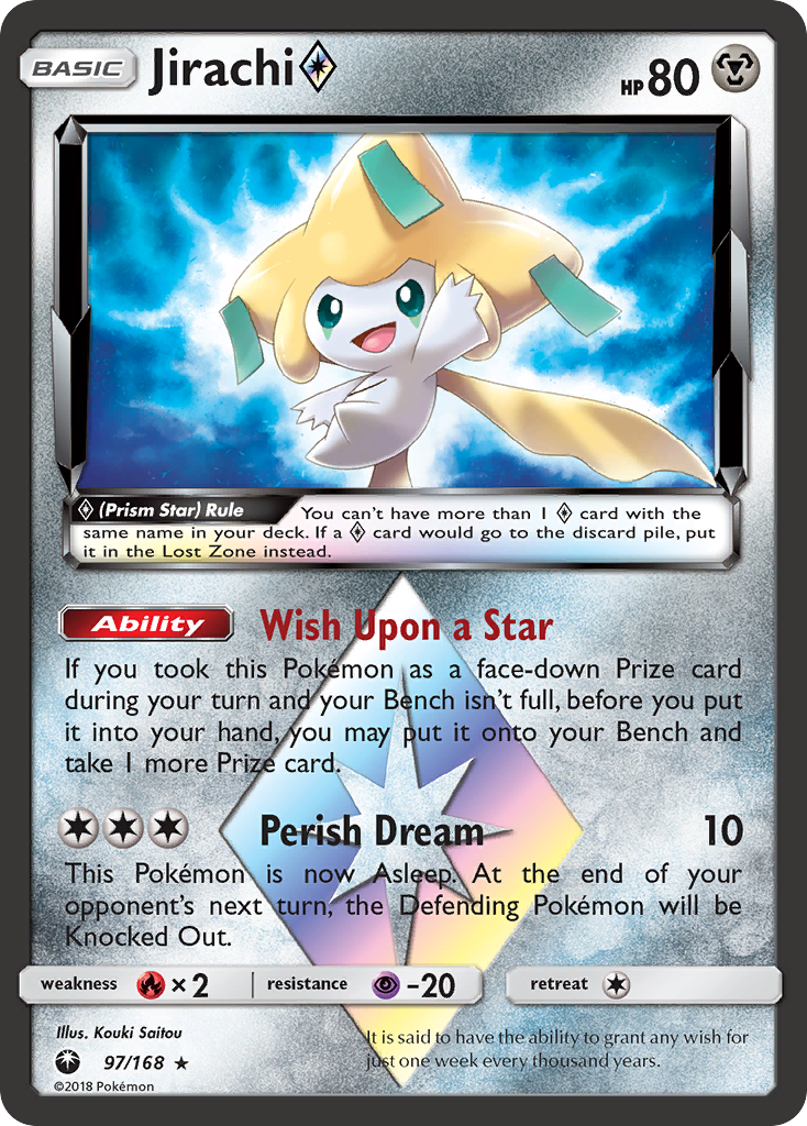 Jirachi (97/168) (Prism Star) [Sun & Moon: Celestial Storm] | Fandemonia Ltd