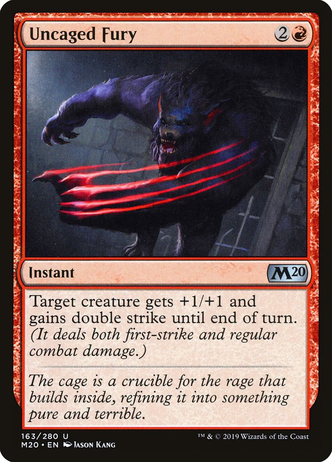 Uncaged Fury [Core Set 2020] | Fandemonia Ltd