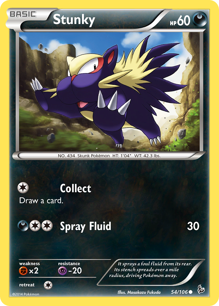 Stunky (54/106) [XY: Flashfire] | Fandemonia Ltd