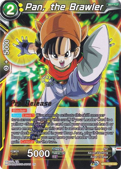 Pan, the Brawler (BT14-100) [Cross Spirits Prerelease Promos] | Fandemonia Ltd