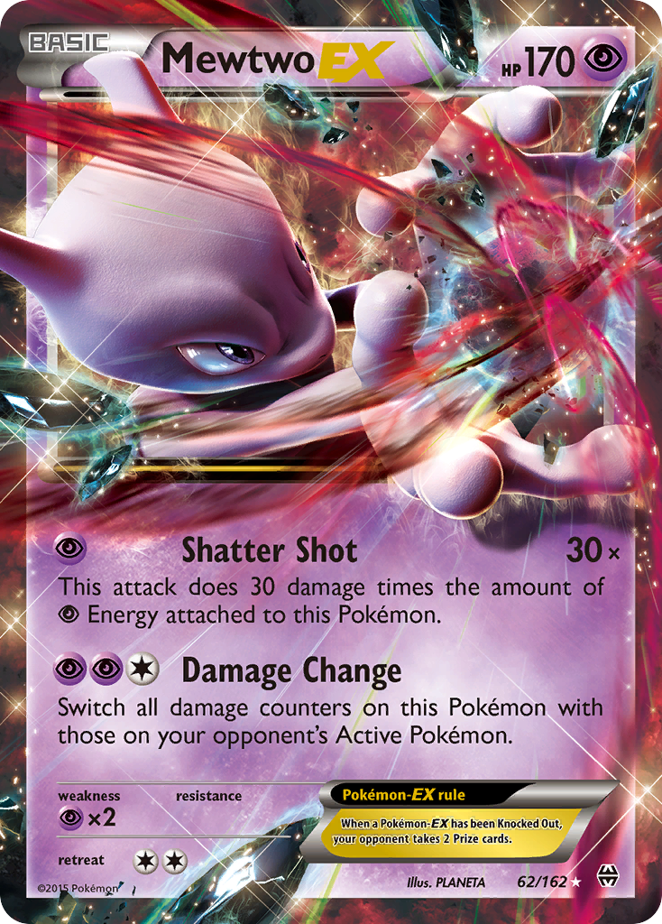 Mewtwo EX (62/162) [XY: BREAKthrough] | Fandemonia Ltd