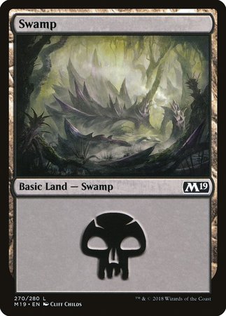 Swamp (270) [Core Set 2019] | Fandemonia Ltd