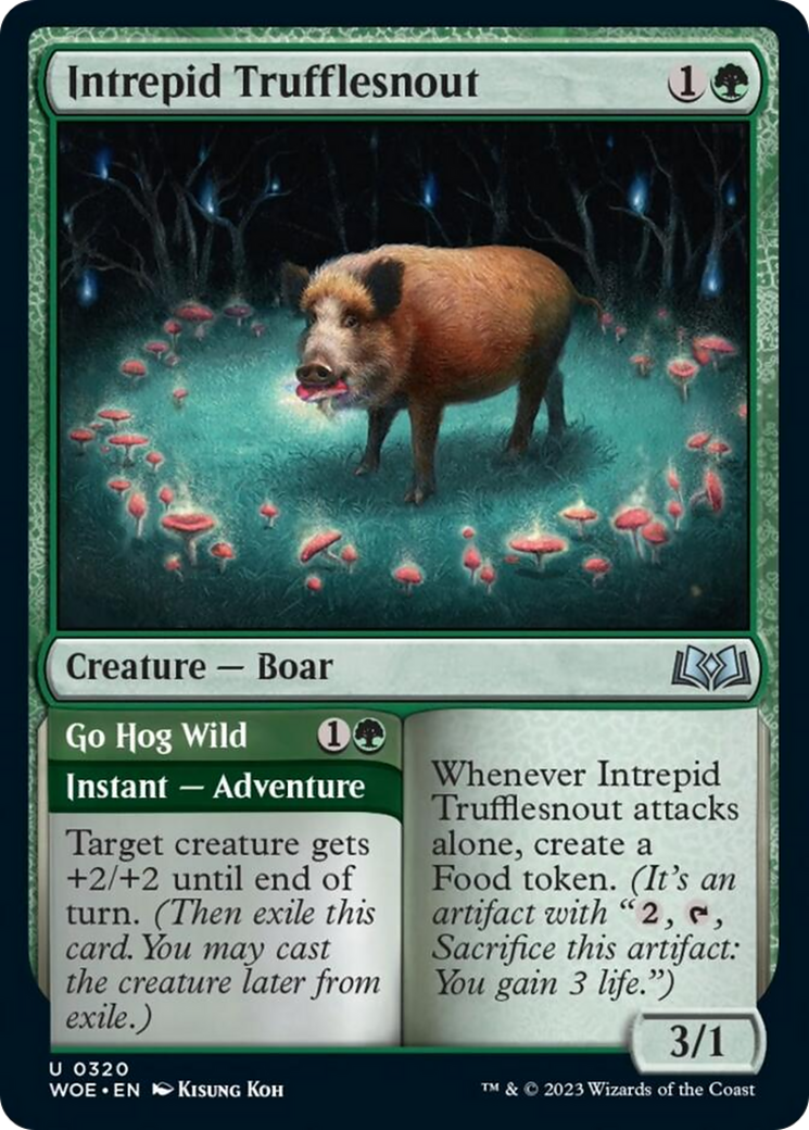 Intrepid Trufflesnout // Go Hog Wild [Wilds of Eldraine] | Fandemonia Ltd