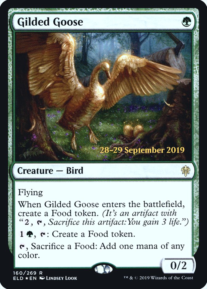 Gilded Goose  [Throne of Eldraine Prerelease Promos] | Fandemonia Ltd