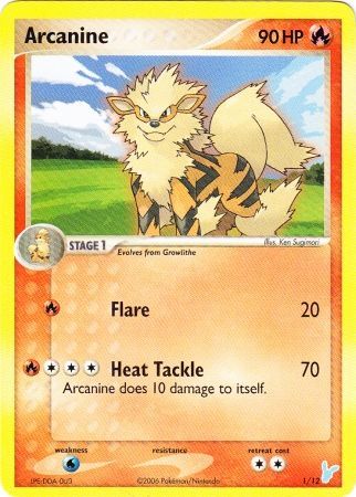 Arcanine (1/12) [EX: Trainer Kit 2 - Minun] | Fandemonia Ltd