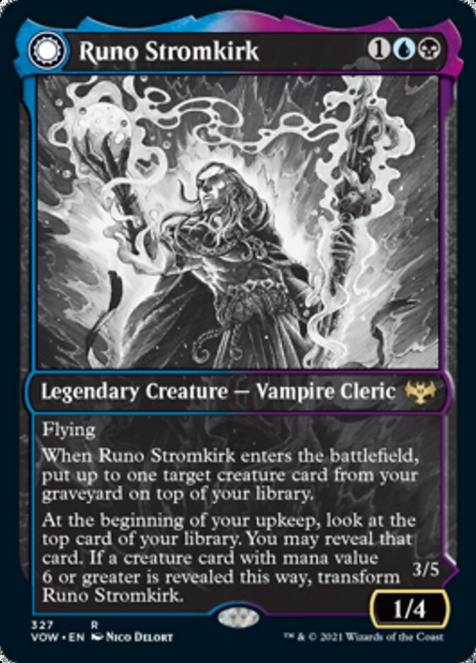 Runo Stromkirk // Krothuss, Lord of the Deep (Showcase Eternal Night) [Innistrad: Crimson Vow] | Fandemonia Ltd