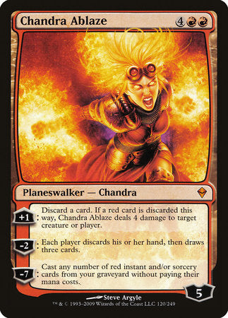 Chandra Ablaze [Zendikar] | Fandemonia Ltd