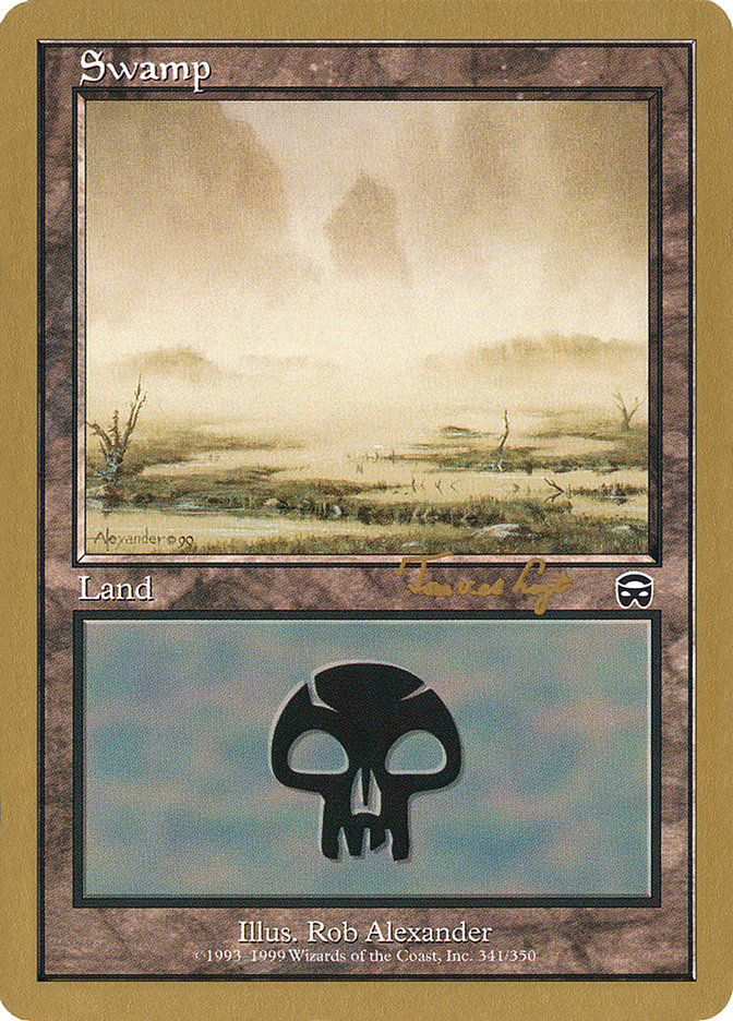 Swamp (tvdl341) (Tom van de Logt) [World Championship Decks 2001] | Fandemonia Ltd