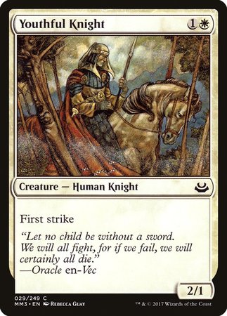 Youthful Knight [Modern Masters 2017] | Fandemonia Ltd