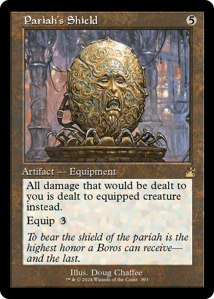 Pariah's Shield (Retro Frame) [Ravnica Remastered] | Fandemonia Ltd