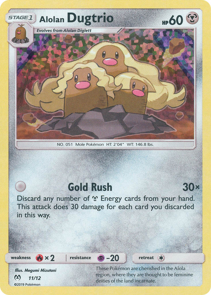 Alolan Dugtrio (11/12) [McDonald's Promos: 2019 Collection] | Fandemonia Ltd