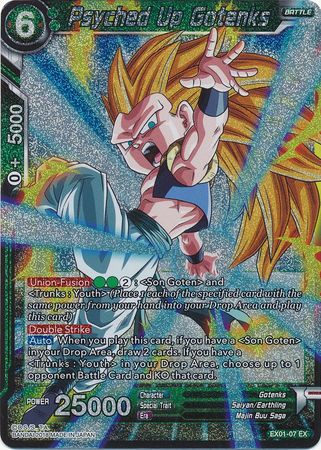 Psyched Up Gotenks (Foil) (EX01-07) [Mighty Heroes] | Fandemonia Ltd