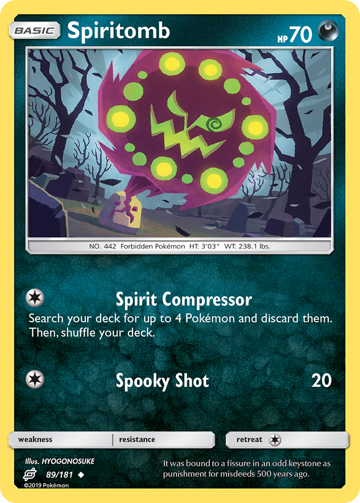 Spiritomb (89/181) [Sun & Moon: Team Up] | Fandemonia Ltd