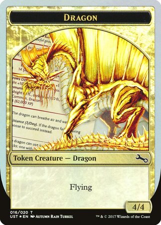 Gold Dragon Token [Unstable Tokens] | Fandemonia Ltd