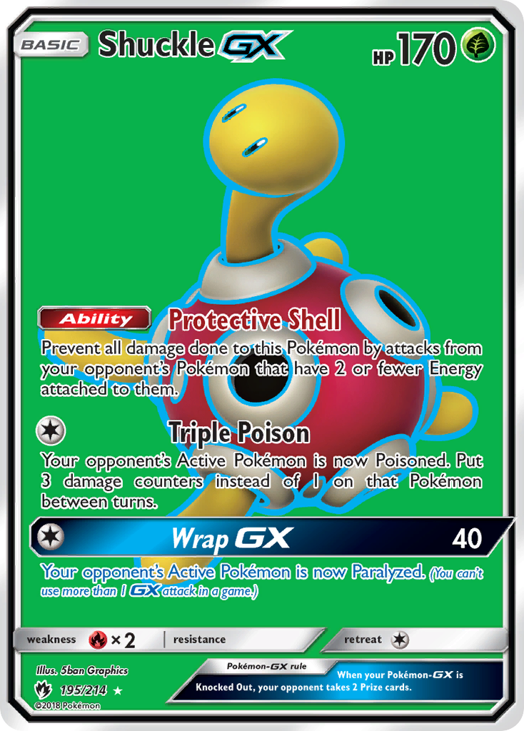 Shuckle GX (195/214) [Sun & Moon: Lost Thunder] | Fandemonia Ltd