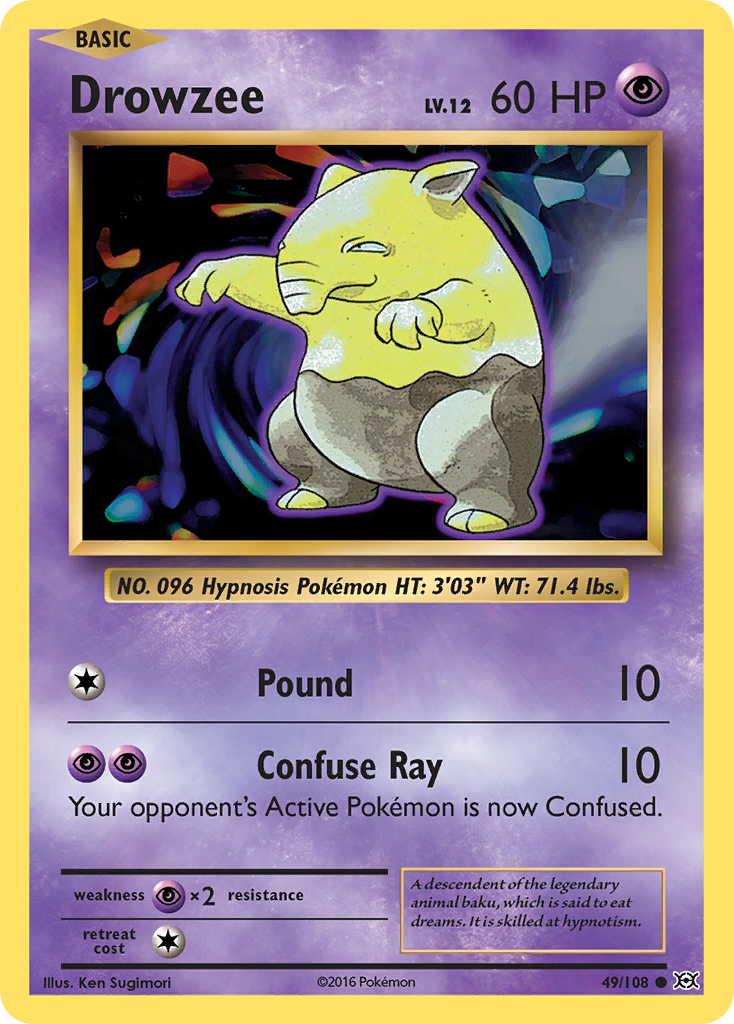 Drowzee (49/108) [XY: Evolutions] | Fandemonia Ltd