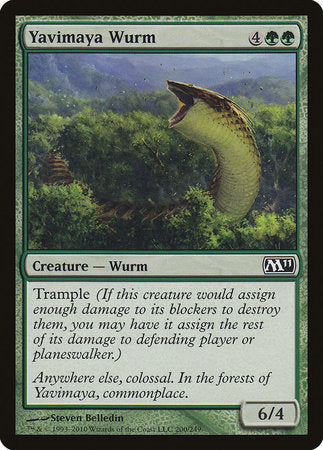 Yavimaya Wurm [Magic 2011] | Fandemonia Ltd