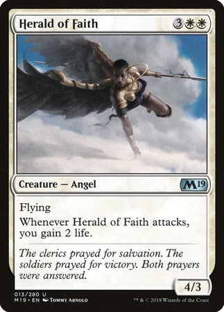 Herald of Faith [Core Set 2019] | Fandemonia Ltd