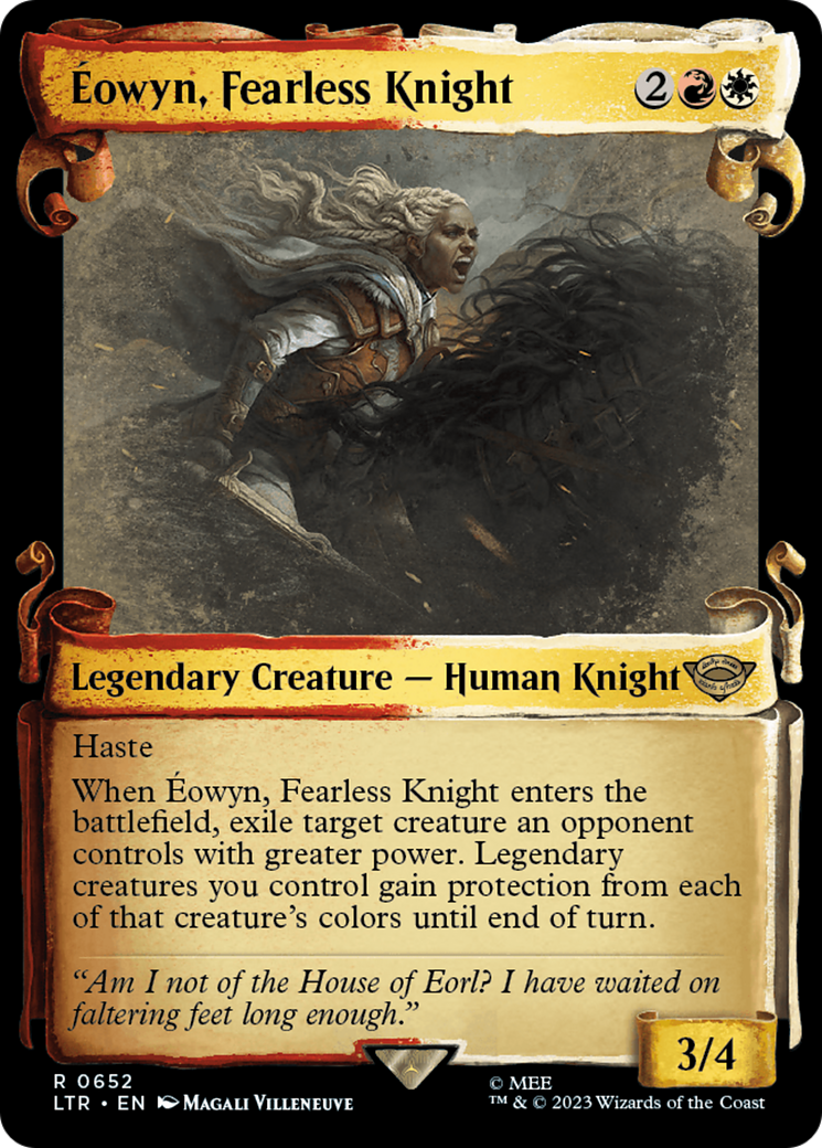 Eowyn, Fearless Knight [The Lord of the Rings: Tales of Middle-Earth Showcase Scrolls] | Fandemonia Ltd