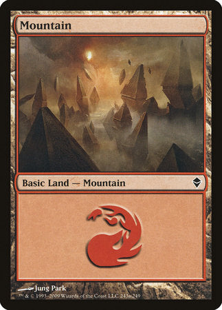 Mountain (243a) [Zendikar] | Fandemonia Ltd