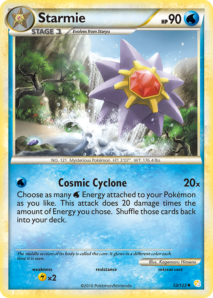 Starmie (53/123) [HeartGold & SoulSilver: Base Set] | Fandemonia Ltd