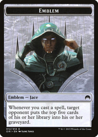 Emblem - Jace, Telepath Unbound [Magic Origins Tokens] | Fandemonia Ltd