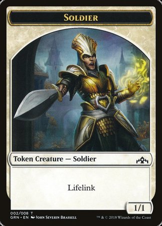 Soldier Token [Guilds of Ravnica Tokens] | Fandemonia Ltd