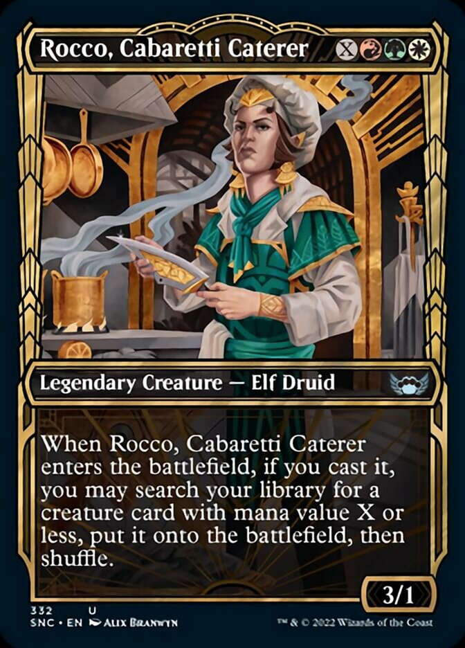 Rocco, Cabaretti Caterer (Showcase Golden Age) [Streets of New Capenna] | Fandemonia Ltd