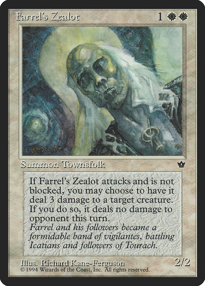 Farrel's Zealot (Richard Kane Ferguson) [Fallen Empires] | Fandemonia Ltd