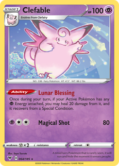 Clefable (064/185) [Sword & Shield: Vivid Voltage] | Fandemonia Ltd