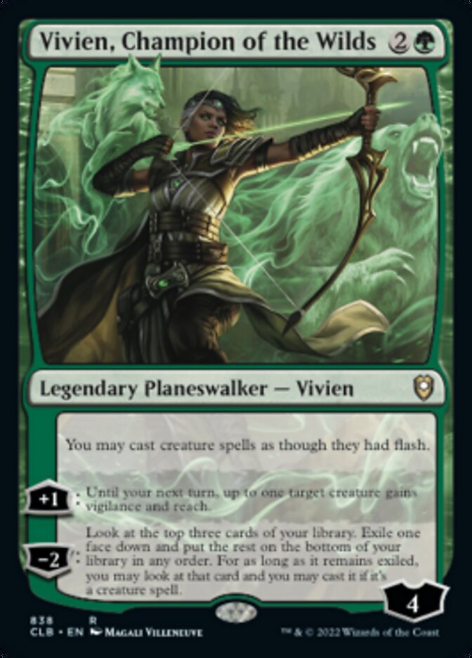 Vivien, Champion of the Wilds [Commander Legends: Battle for Baldur's Gate] | Fandemonia Ltd