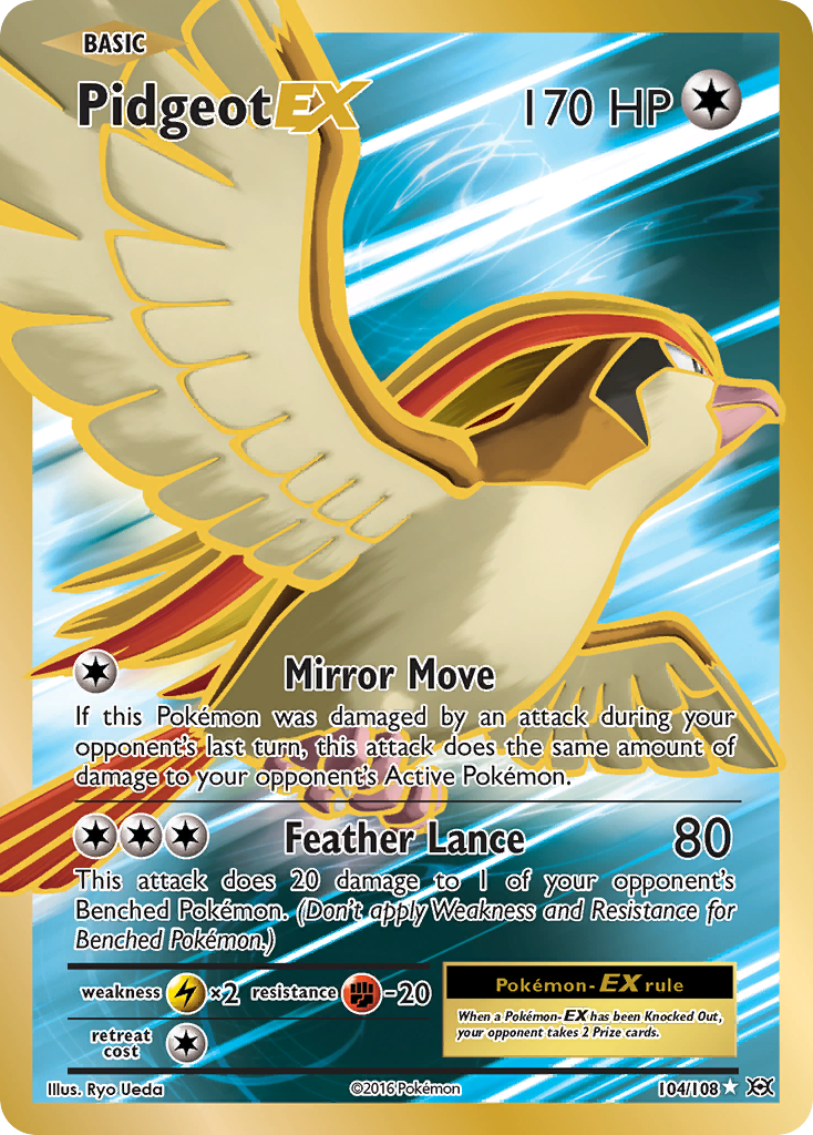 Pidgeot EX (104/108) [XY: Evolutions] | Fandemonia Ltd