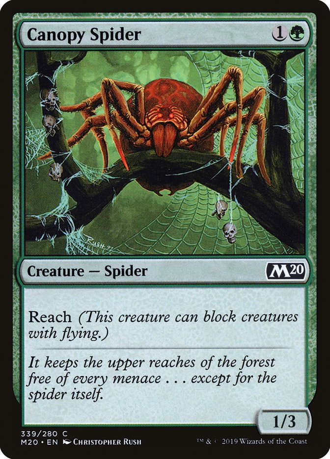 Canopy Spider [Core Set 2020] | Fandemonia Ltd