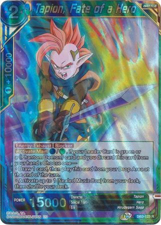 Tapion, Fate of a Hero [DB3-125] | Fandemonia Ltd