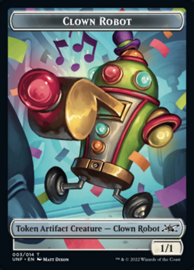 Clown Robot (003) Token [Unfinity Tokens] | Fandemonia Ltd