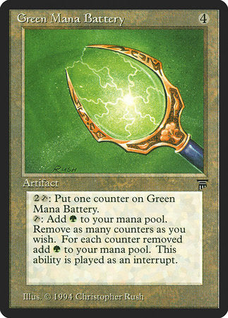 Green Mana Battery [Legends] | Fandemonia Ltd