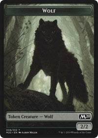 Zombie // Wolf Double-Sided Token [Game Night 2019 Tokens] | Fandemonia Ltd