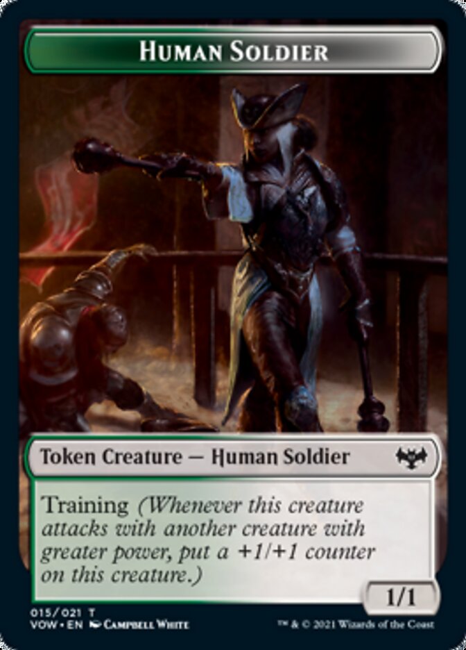 Human Soldier Token [Innistrad: Crimson Vow Tokens] | Fandemonia Ltd