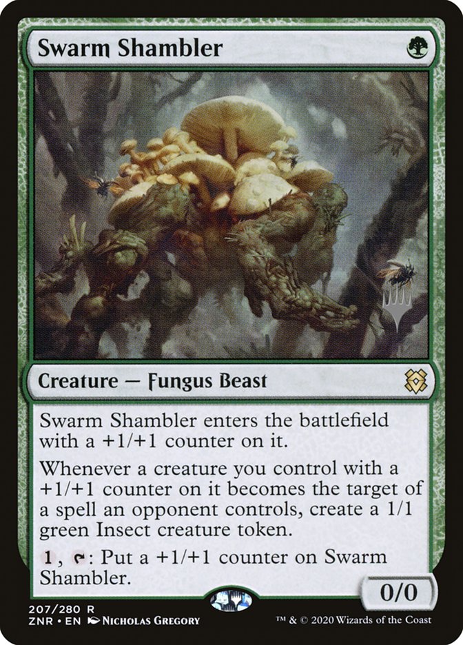 Swarm Shambler (Promo Pack) [Zendikar Rising Promos] | Fandemonia Ltd