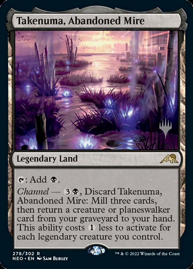 Takenuma, Abandoned Mire (Promo Pack) [Kamigawa: Neon Dynasty Promos] | Fandemonia Ltd