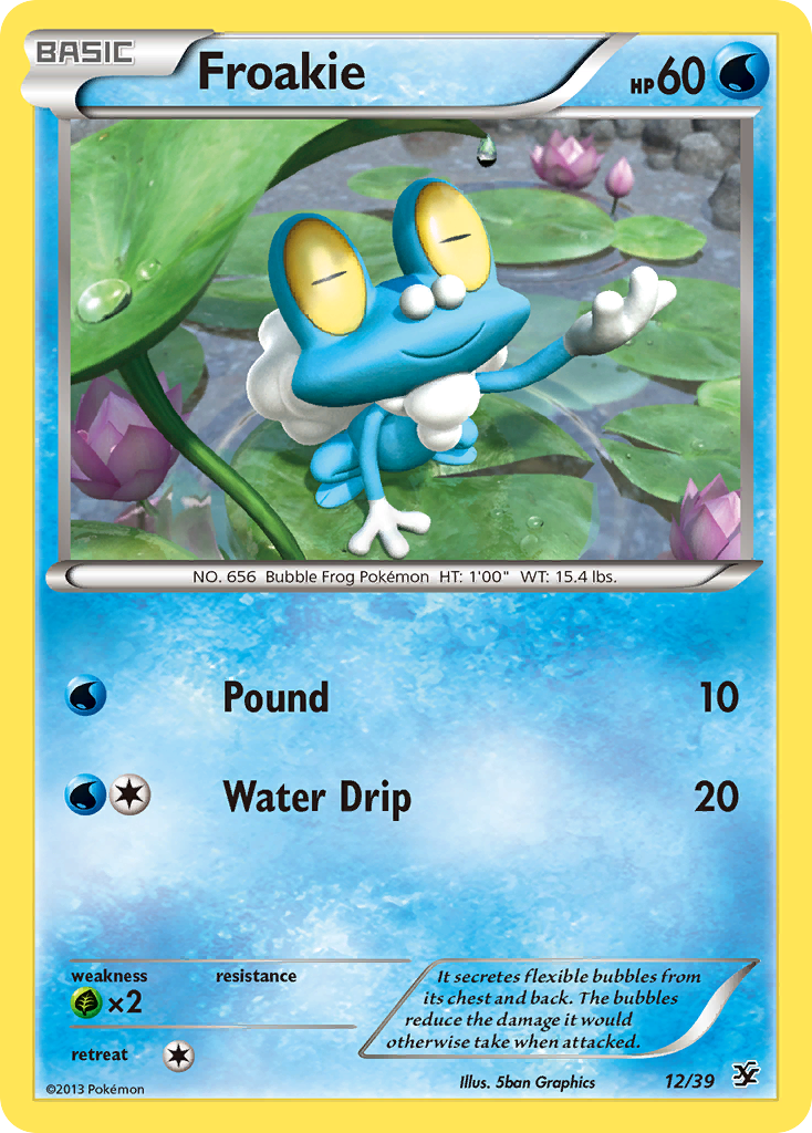 Froakie (12/39) [XY: Kalos Starter Set] | Fandemonia Ltd