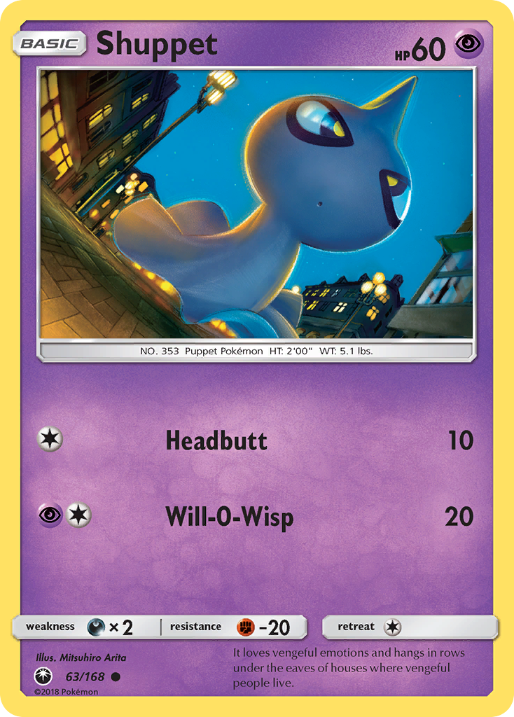 Shuppet (63/168) [Sun & Moon: Celestial Storm] | Fandemonia Ltd