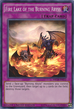 Fire Lake of the Burning Abyss (SE) [NECH-ENS12] Super Rare | Fandemonia Ltd