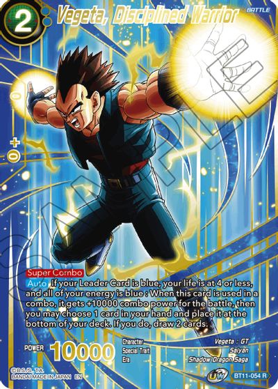 Vegeta, Disciplined Warrior (Alternate Art) [BT11-054] | Fandemonia Ltd